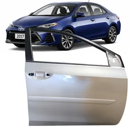 Porta Dianteira Direita Corolla 2015 2016 a 2018 2019 Prata
