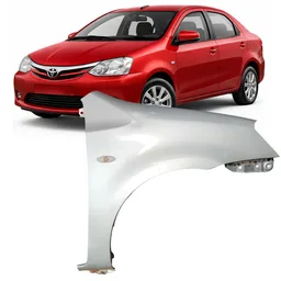 Paralama Direito C/ Furo Etios 2012 a 2021 Prata DETALHE